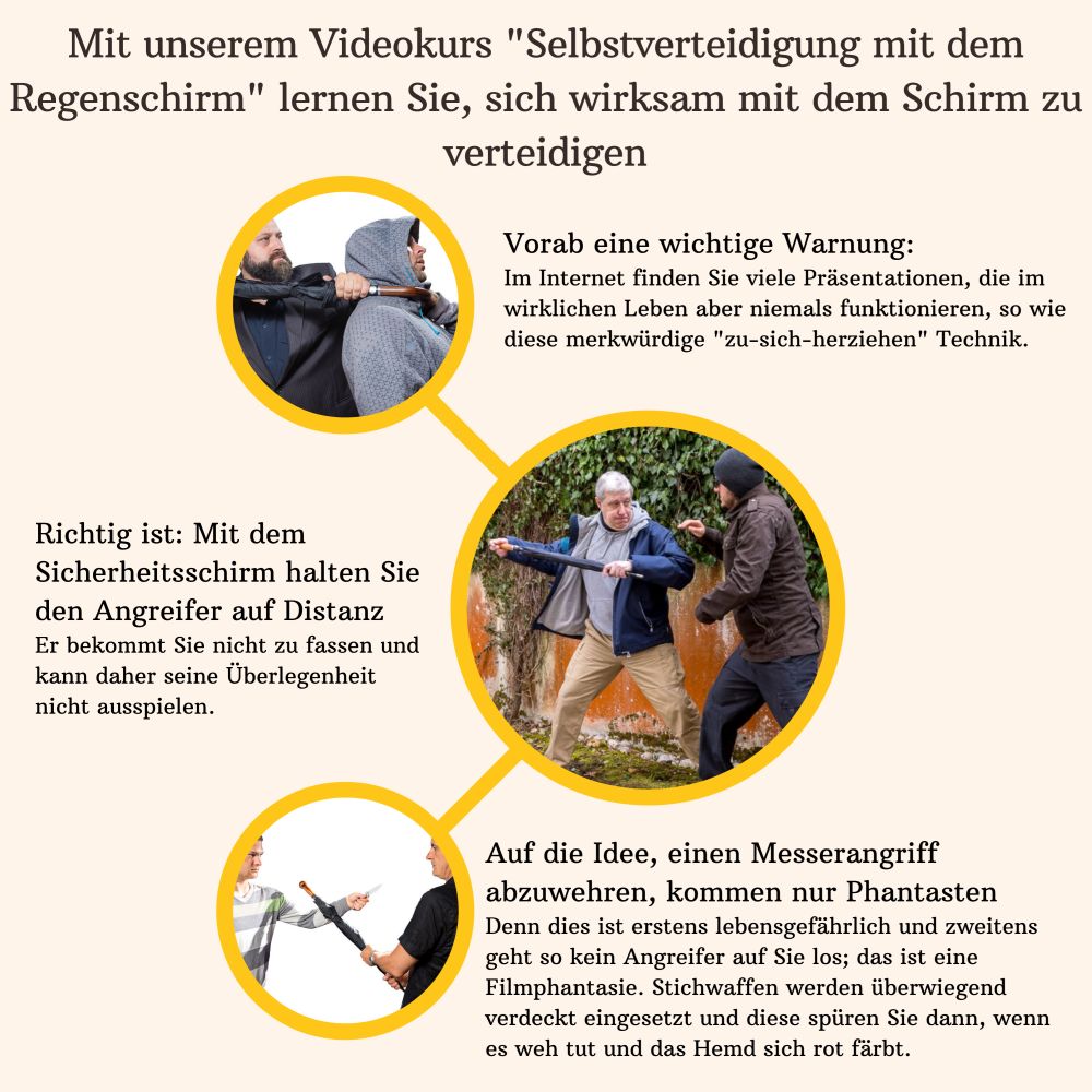 Selbstverteidigung mit dem Sicherheitsschirm (DVD)
