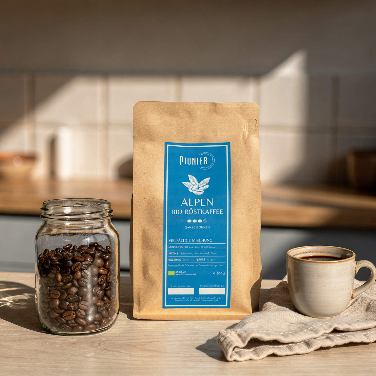 Bio Kaffee Alpen