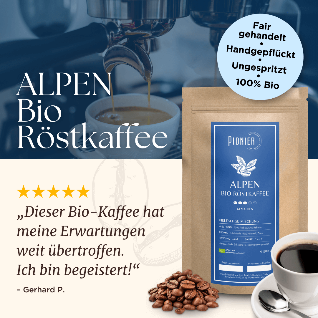 Bio Kaffee Alpen