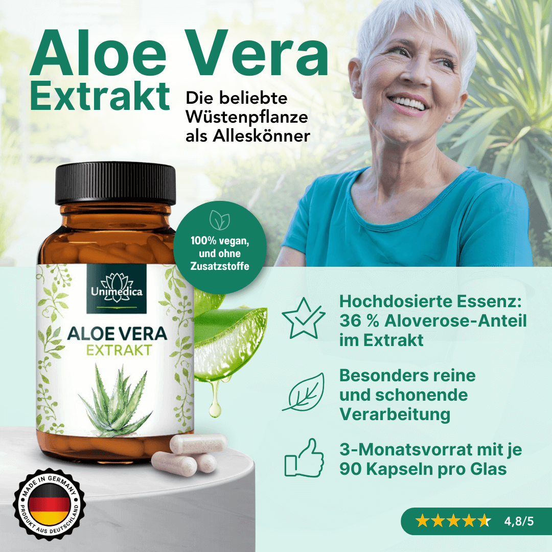Aloe Vera Extrakt Kapseln