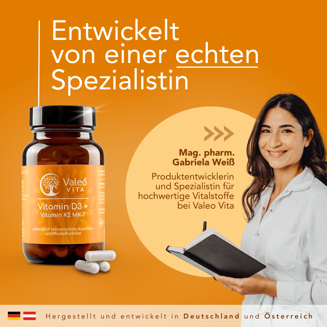 Vitamin D3 + K2 Kapseln