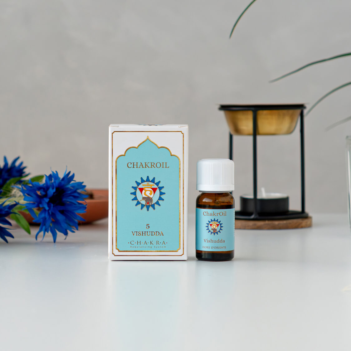 Ätherisches Öl 5. Chakra Vishuddha/Halschakra