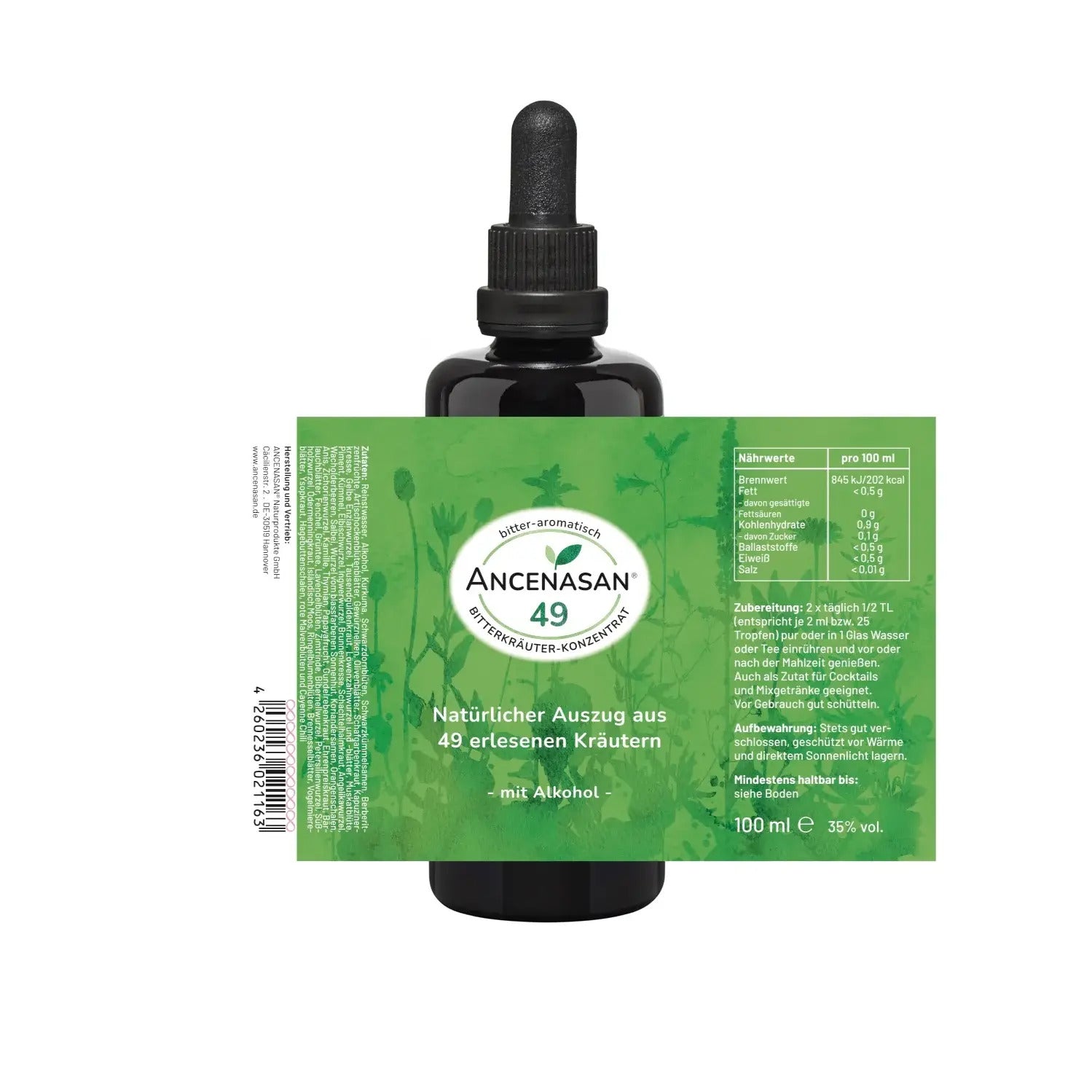 ANCENASAN® 49 Bittertropfen-Konzentrat mit Alkohol (100ml)