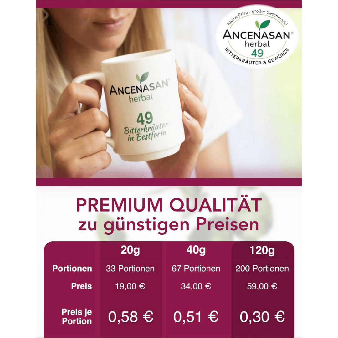 ANCENASAN® herbal 49 Bitterkräuter und Gewürze (40g)