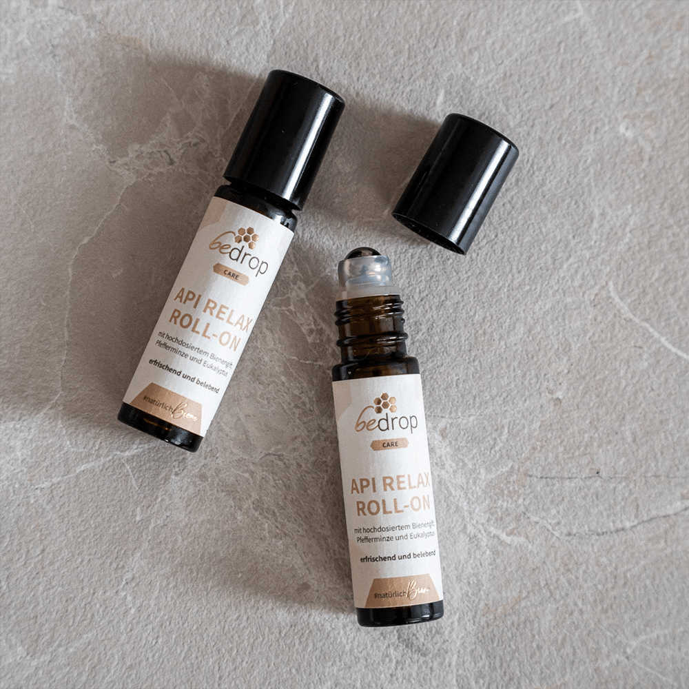Api Relax Roll-On mit hochdosiertem Bienengift, Pfefferminze und Eukalyptus