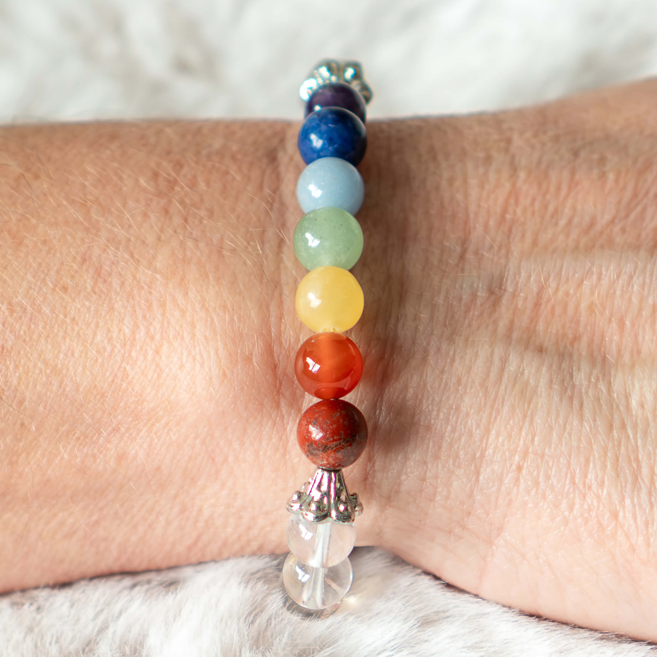 Armband Chakra Bergkristall