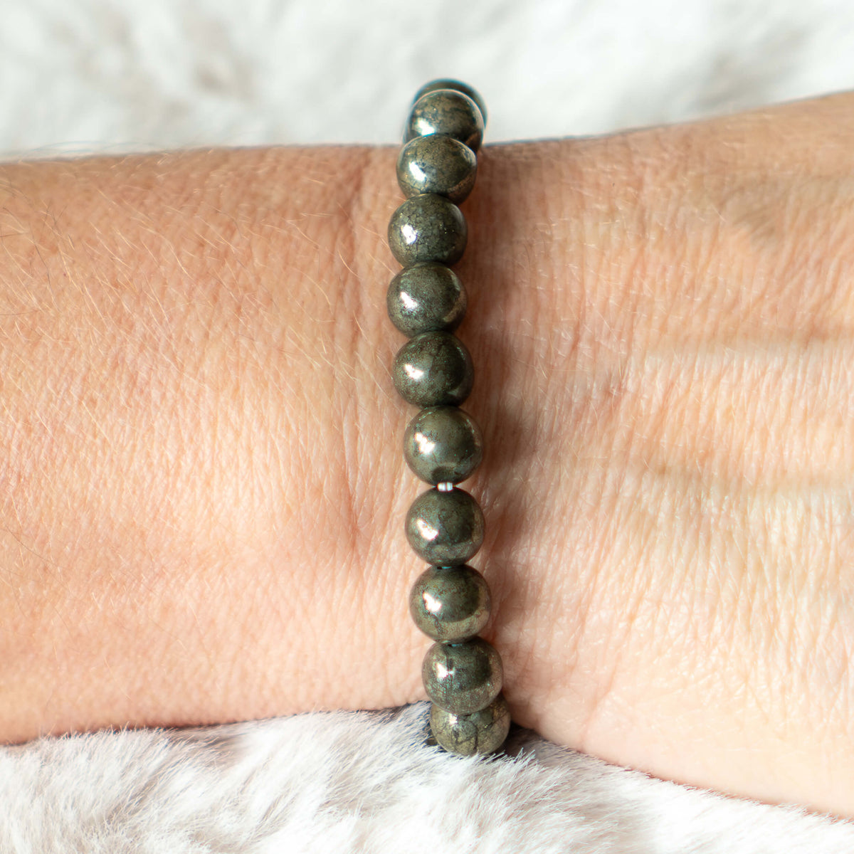 Armband Pyrit