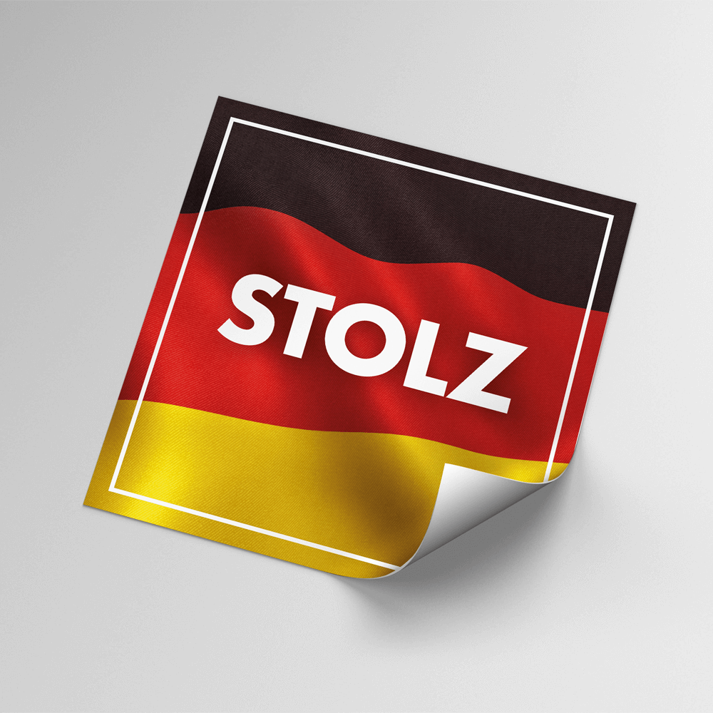 Aufkleber „Stolz“