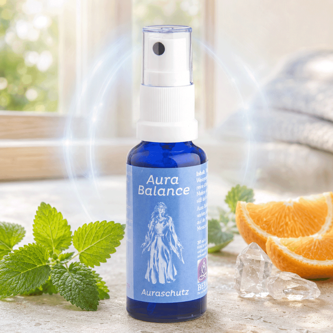 Auraschutz Energiespray mit Melisse und Orange