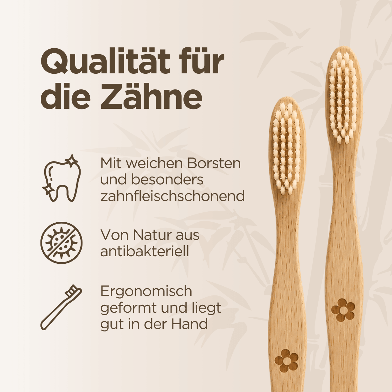 Bambuszahnbürste für Erwachsene