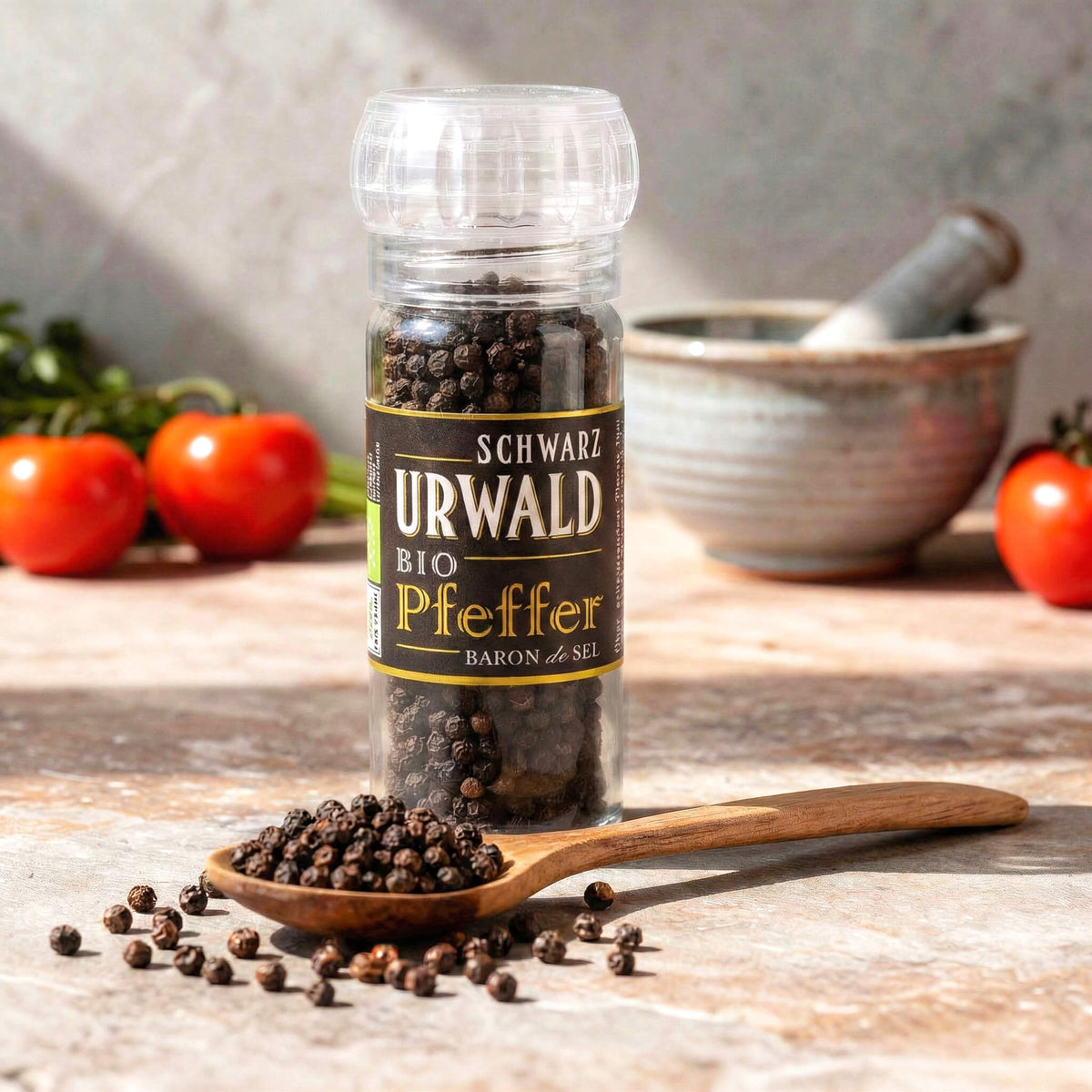 Bio Urwald Pfeffer Schwarz Keramikmühle (50g)