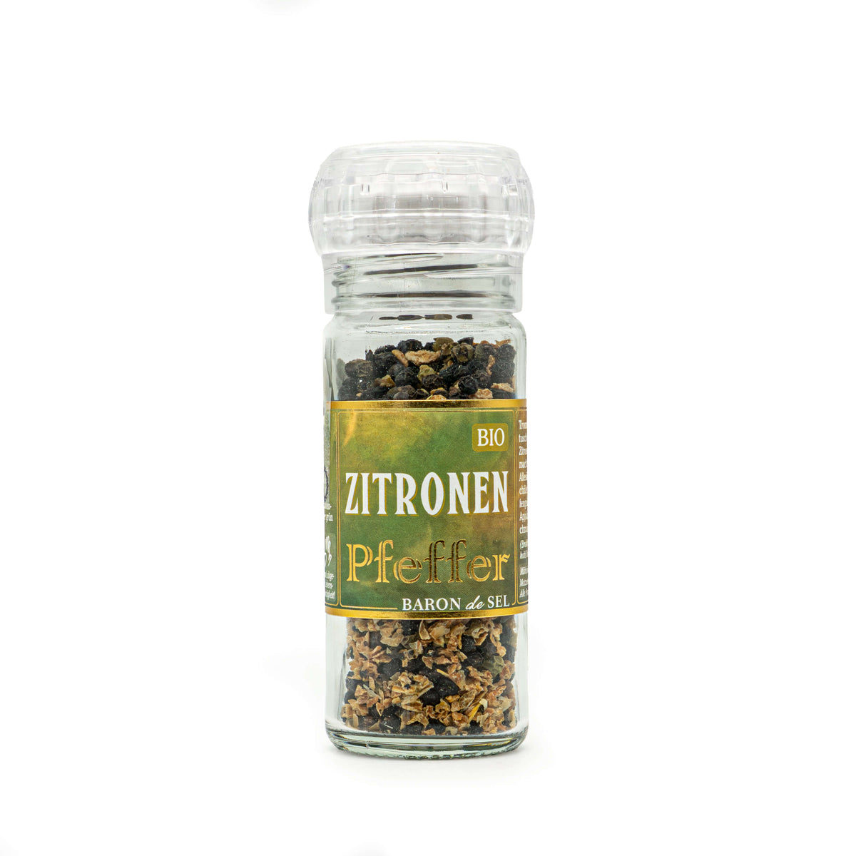 Bio Zitronen Pfeffer Keramikmühle (38g)