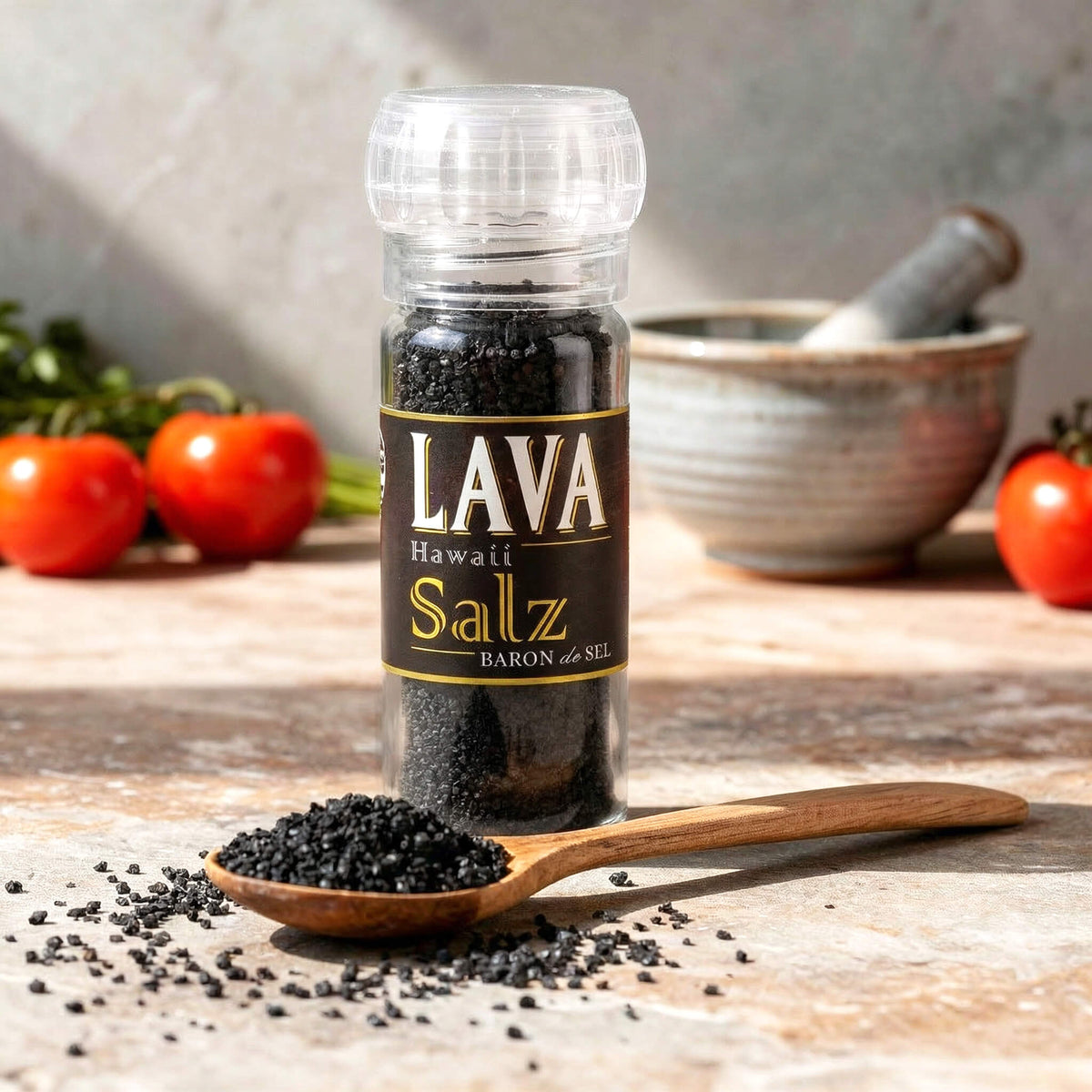 Lava Hawaii Salz Keramikmühle (110g)