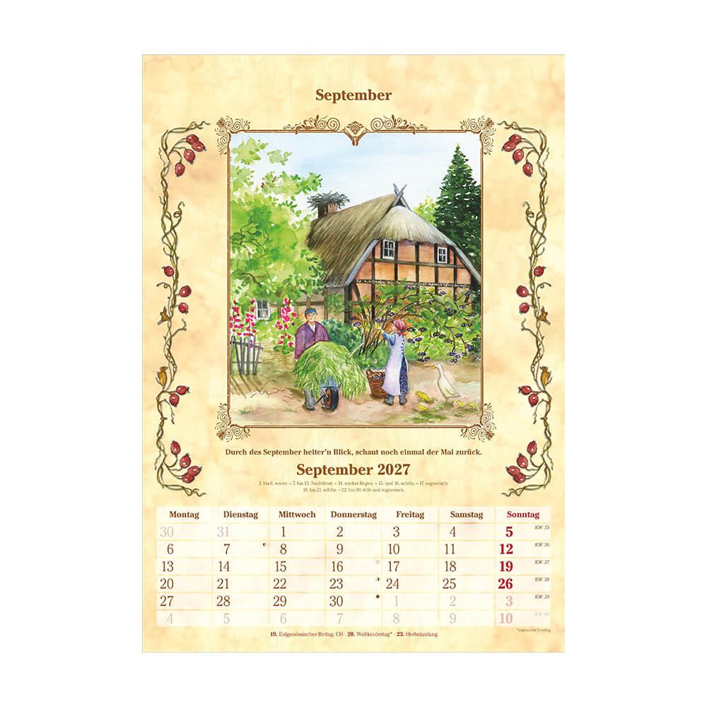 Bauernkalender 2027