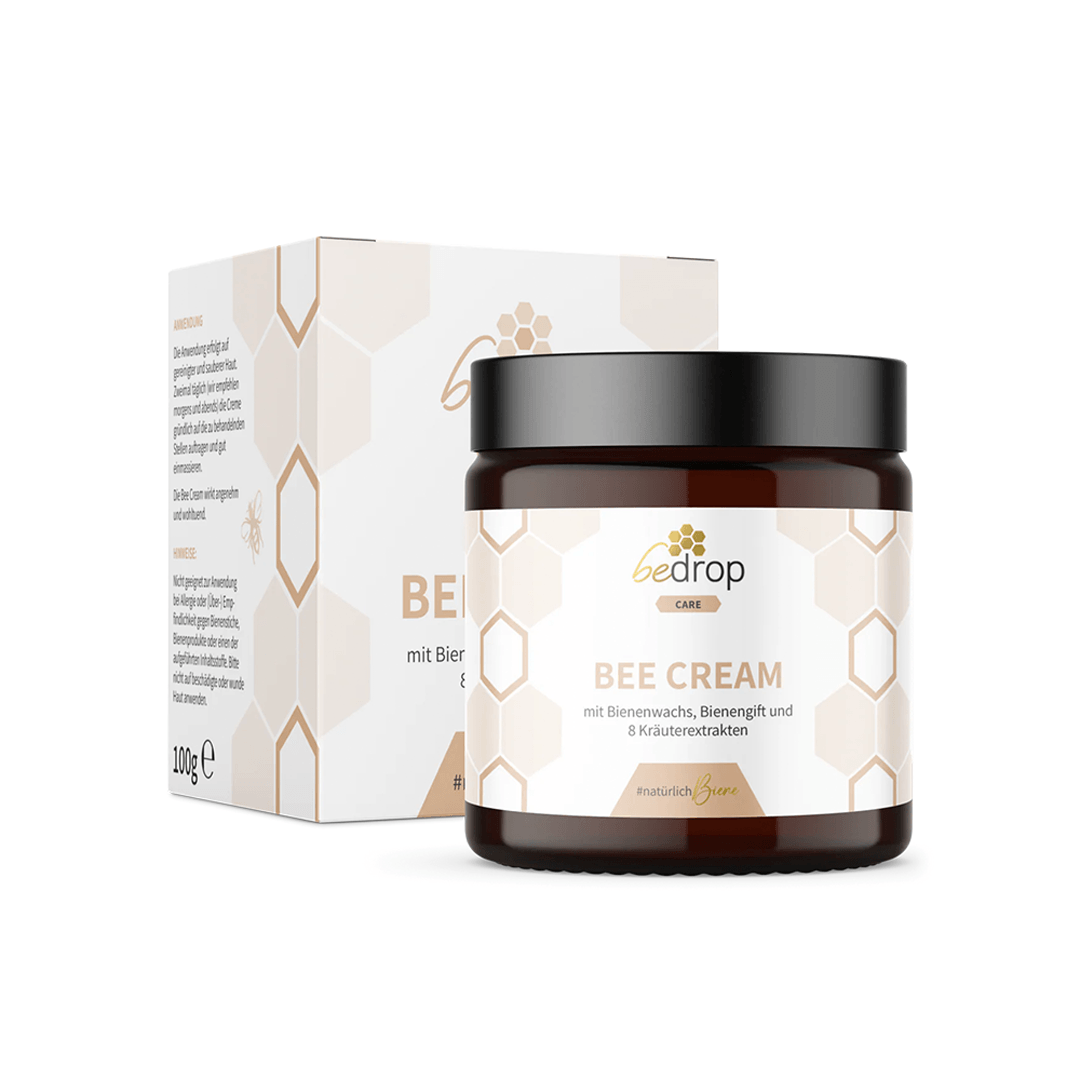 Bee Cream Bienengiftsalbe und 8 Kräuterextrakten