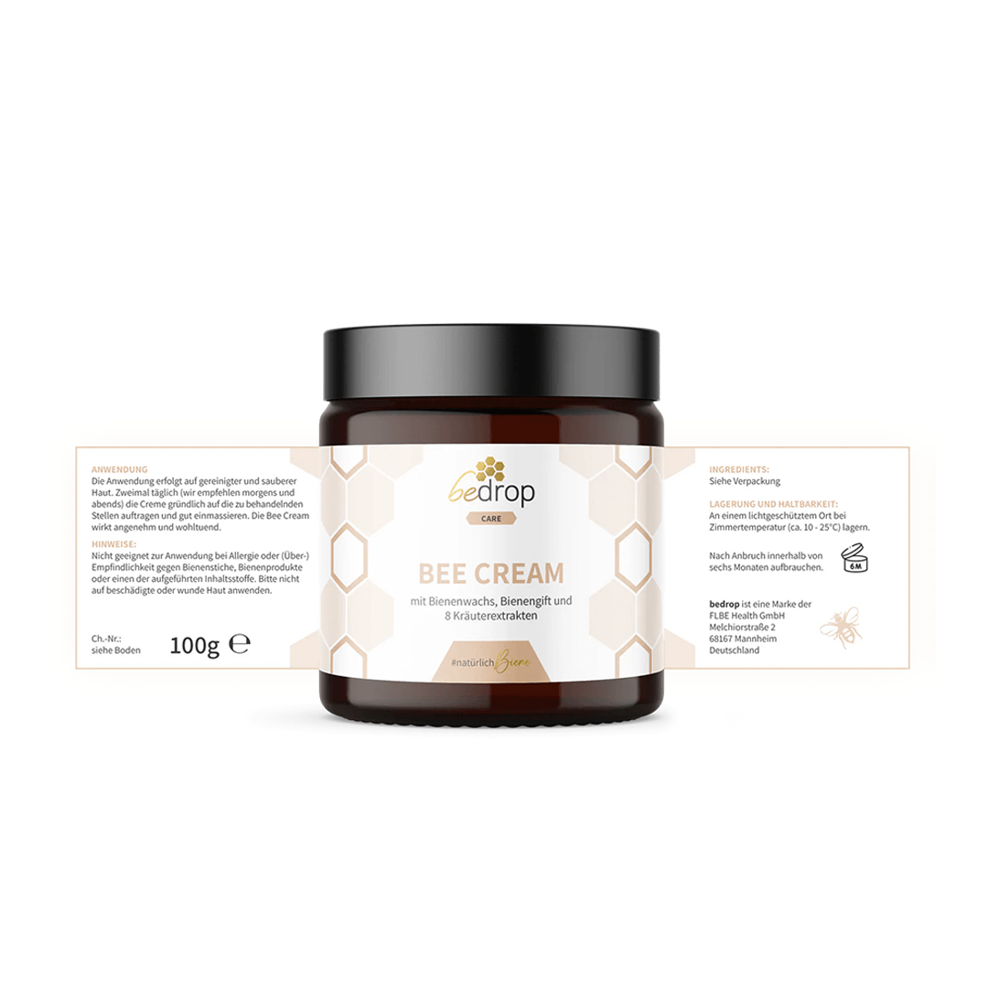 Bee Cream Bienengiftsalbe und 8 Kräuterextrakten