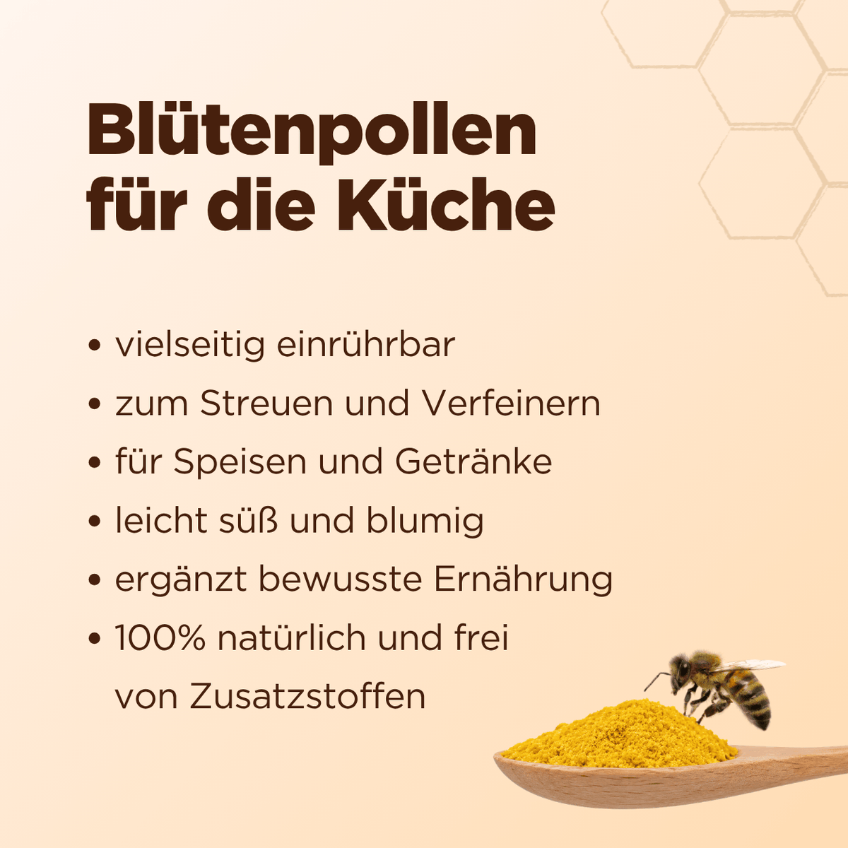 Blütenpollenpulver/Bienenpollen (60g)