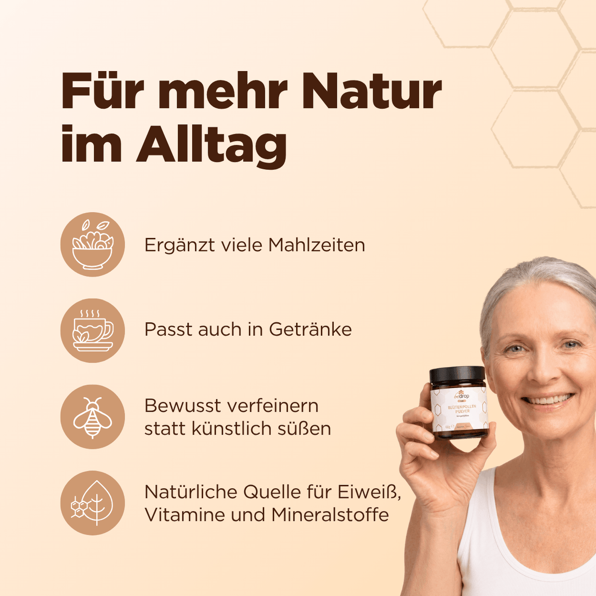 Blütenpollenpulver/Bienenpollen (60g)