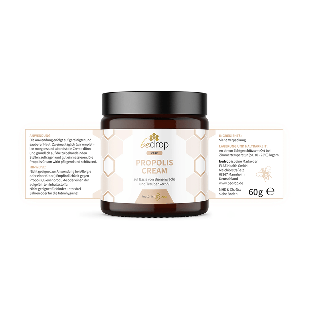 Propolis Cream mit Bienenwachs und Traubenkernöl