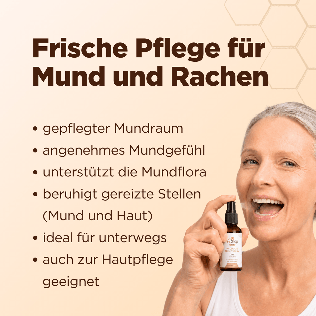 Propolis Tinktur (Mund-) Spray alkoholfrei und wasserlöslich (30ml)