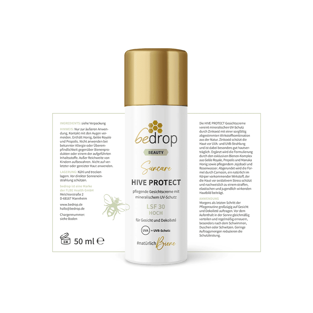 HIVE PROTECT Sonnencreme für Gesicht und Dekolleté LSF 30