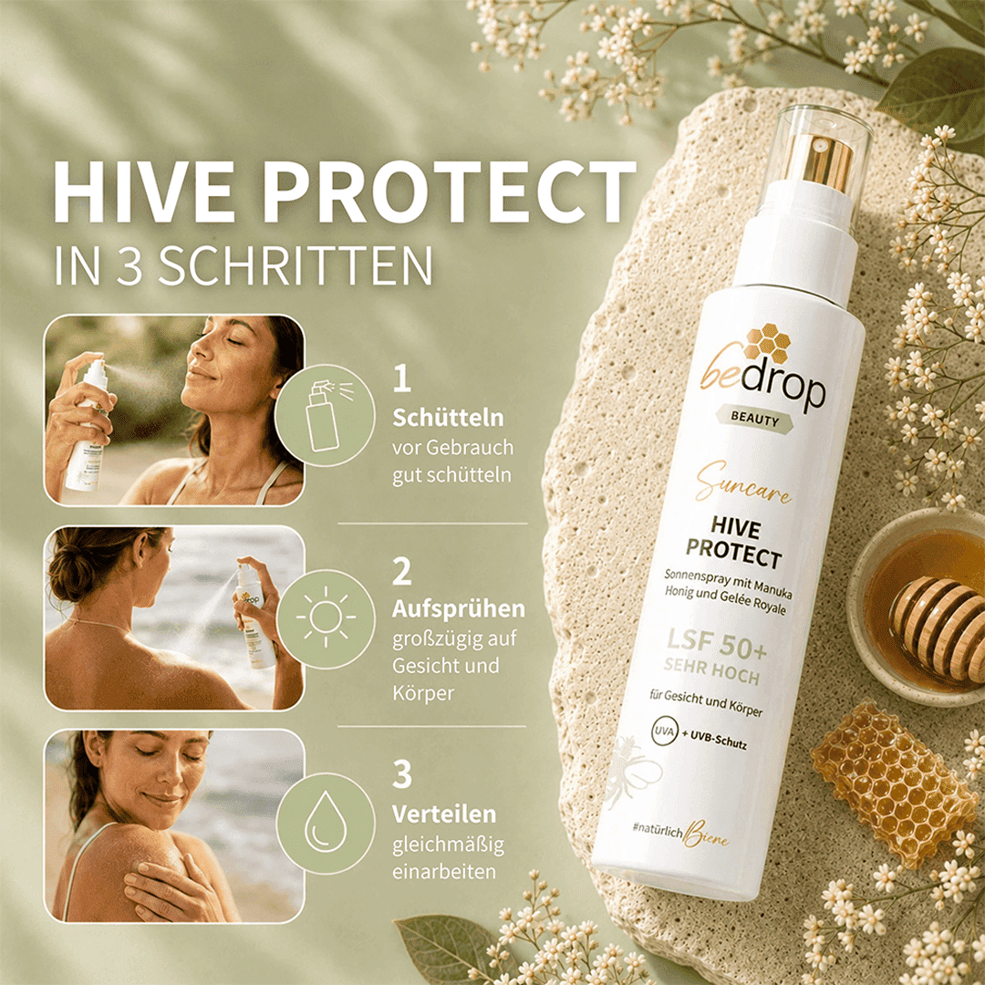 HIVE PROTECT Sonnenspray für Gesicht und Körper LSF 50+