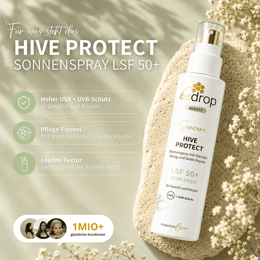 HIVE PROTECT Sonnenspray für Gesicht und Körper LSF 50+