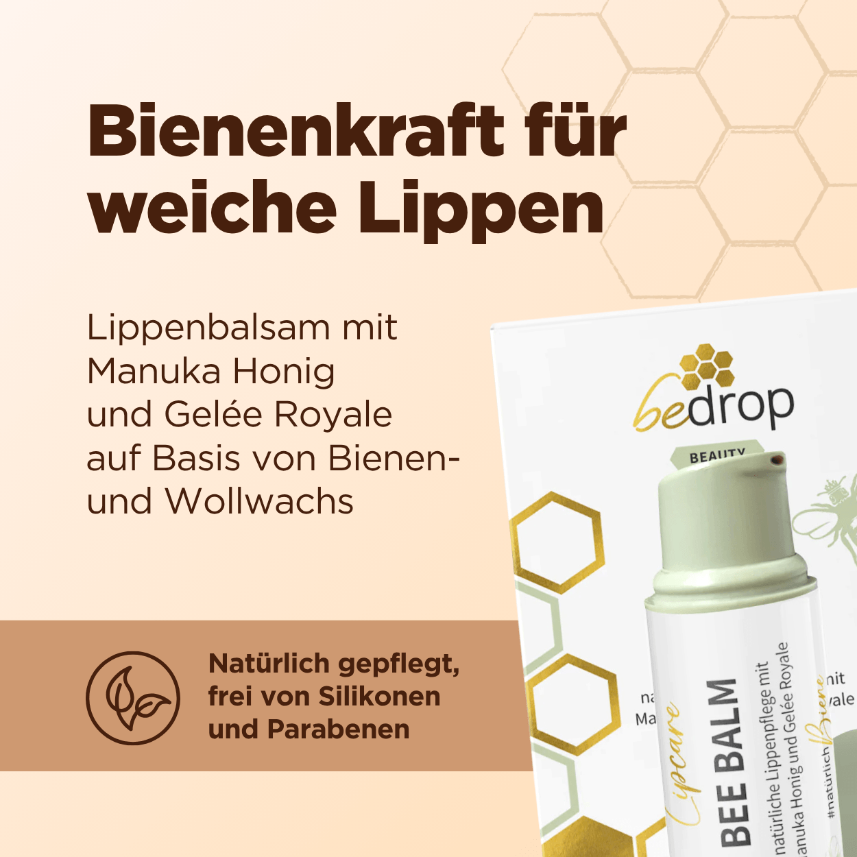 Bee Balm natürlicher Lippenpflegebalsam