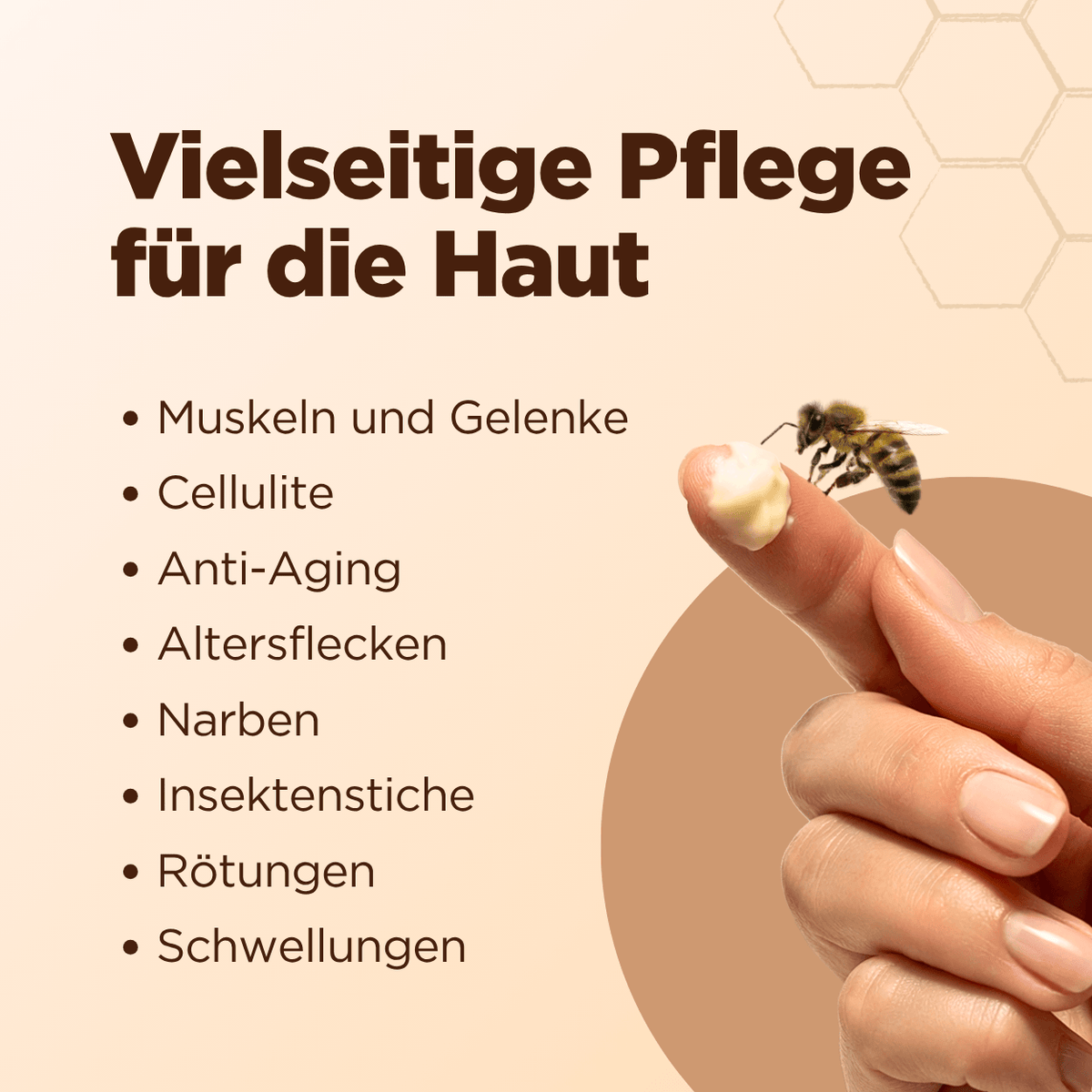 Bee Cream Bienengiftsalbe und 8 Kräuterextrakten
