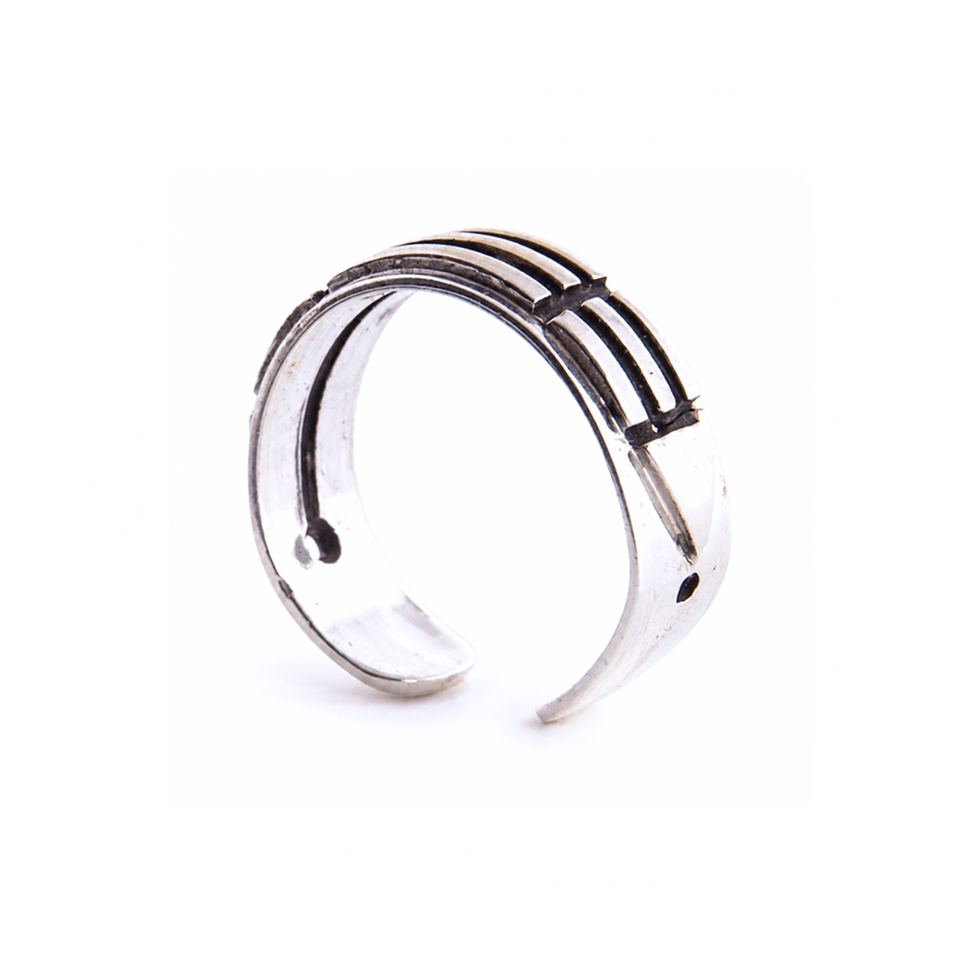 Atlantisring für Herren Silber