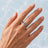 Atlantisring für Damen Silber