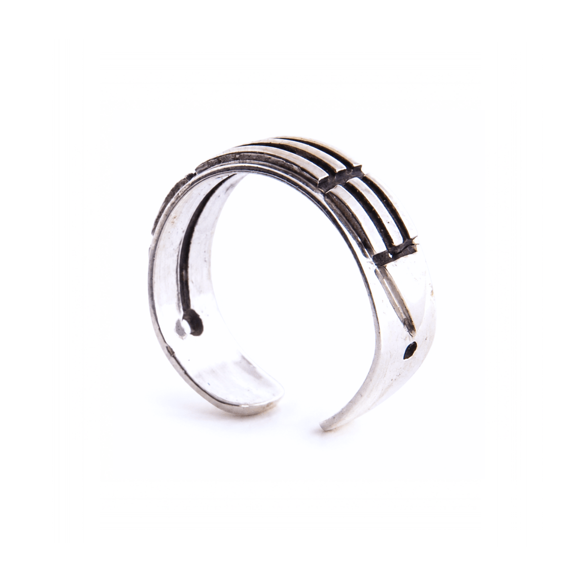 Atlantisring für Damen Silber
