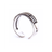 Atlantisring für Damen Silber