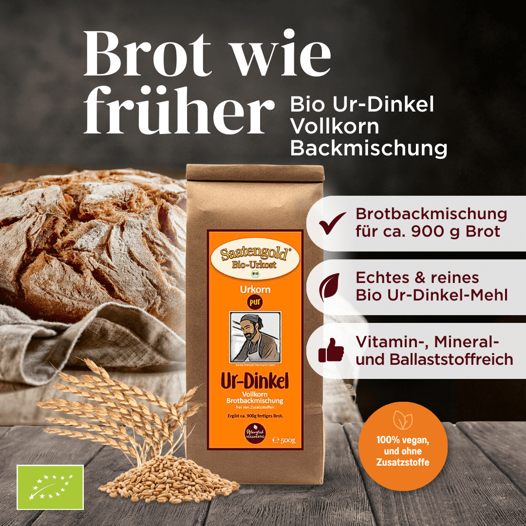 Bio Brotbackmischung Ur-Dinkel Vollkorn