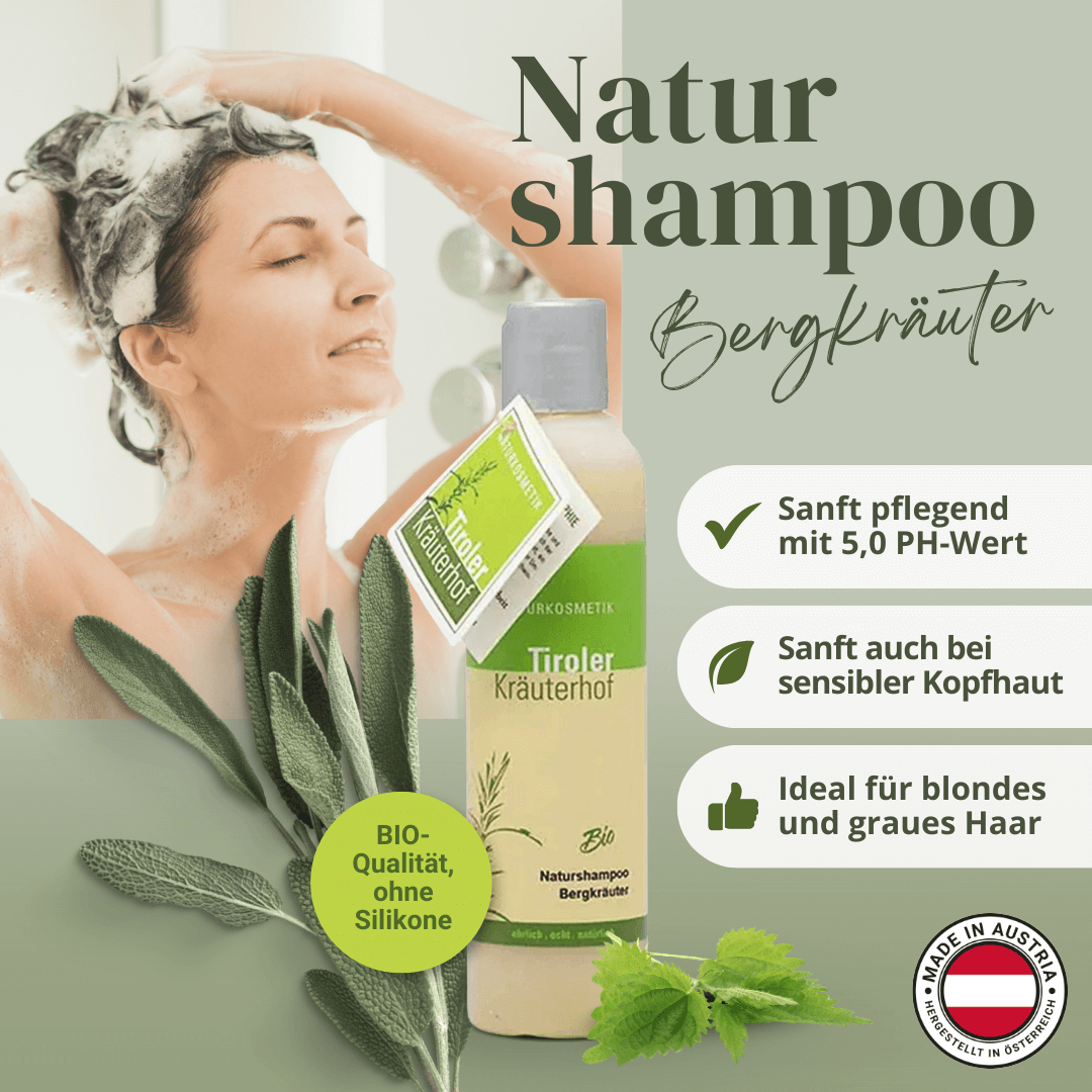 Bio Shampoo mit Bergkräutern