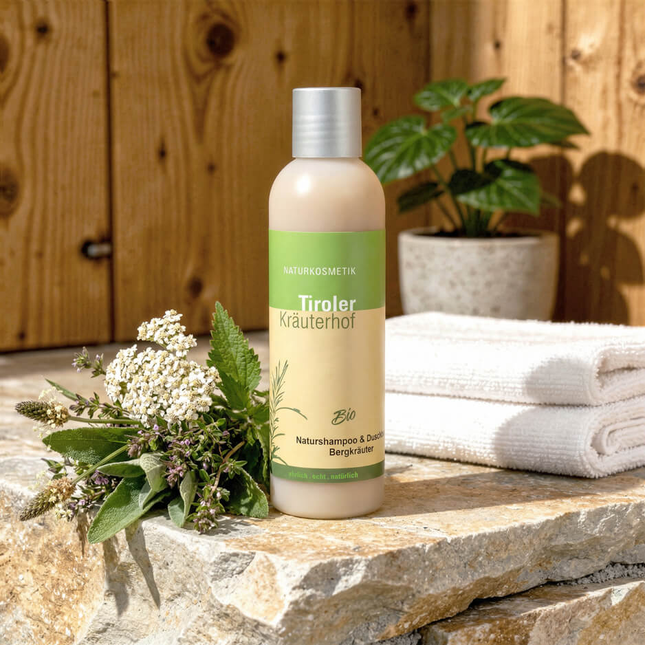 Bio Shampoo mit Bergkräutern