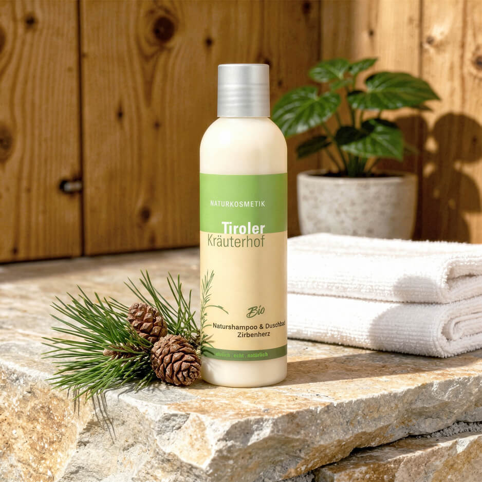 Bio Shampoo mit Zirbenöl