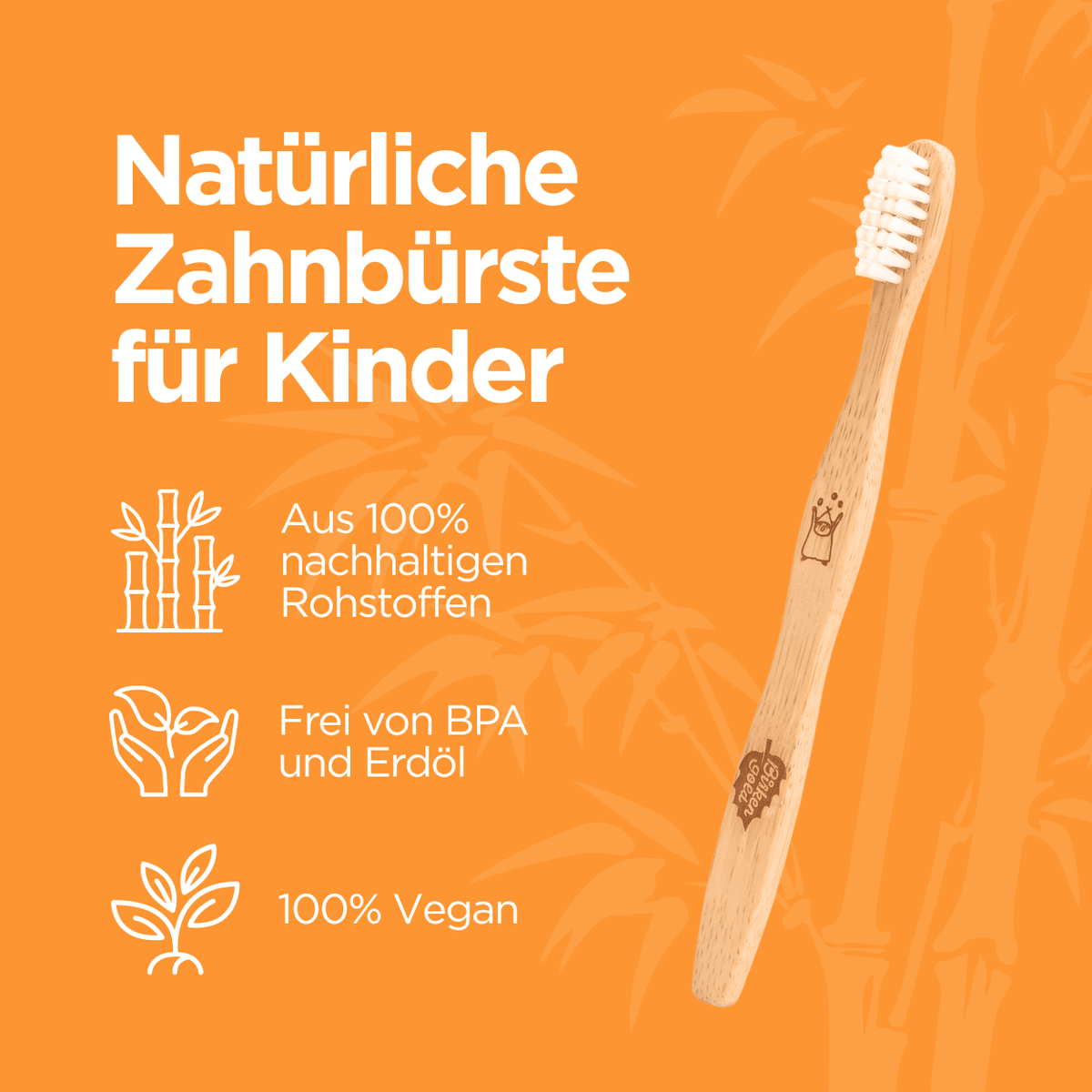 Bambuszahnbürste für Kinder