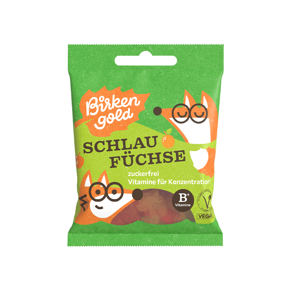 Schlaufüchse mit Vitaminen