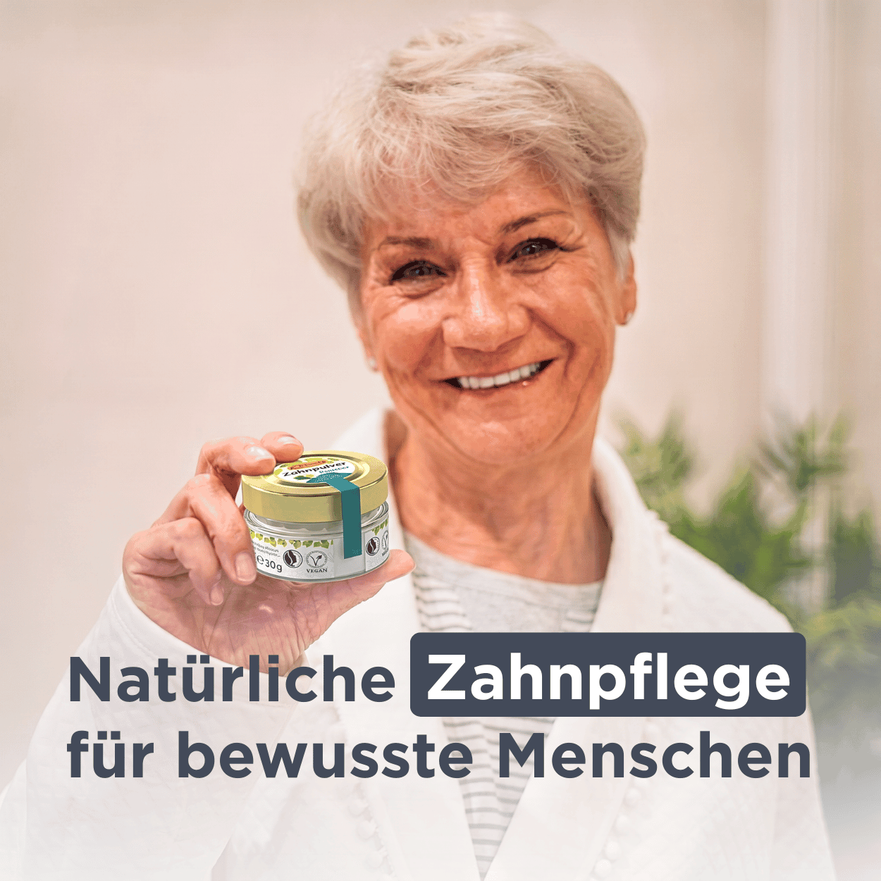 Fluoridfreies Zahnpulver Kräuter