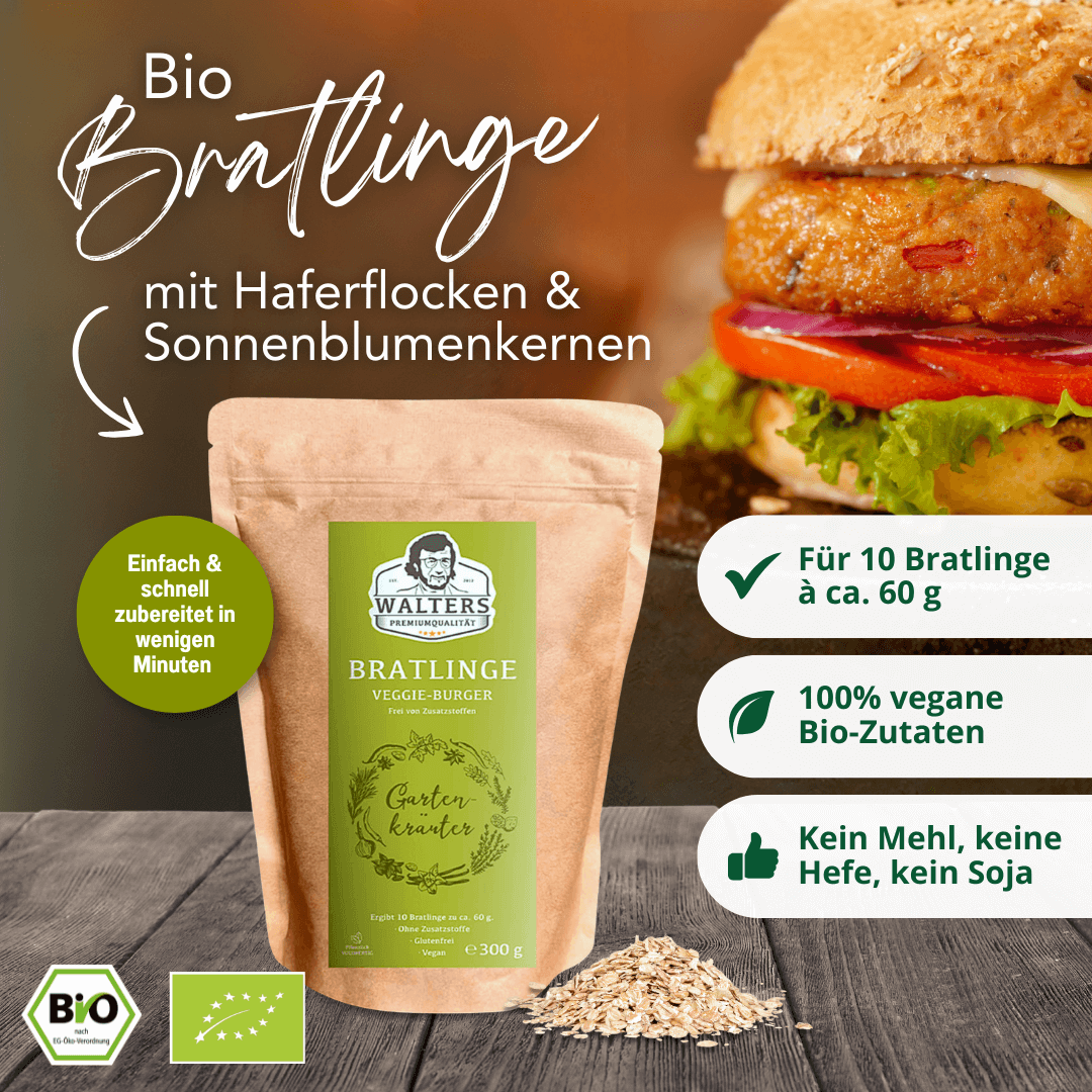 Bratlinge Veggieburger „Gartenkräuter“