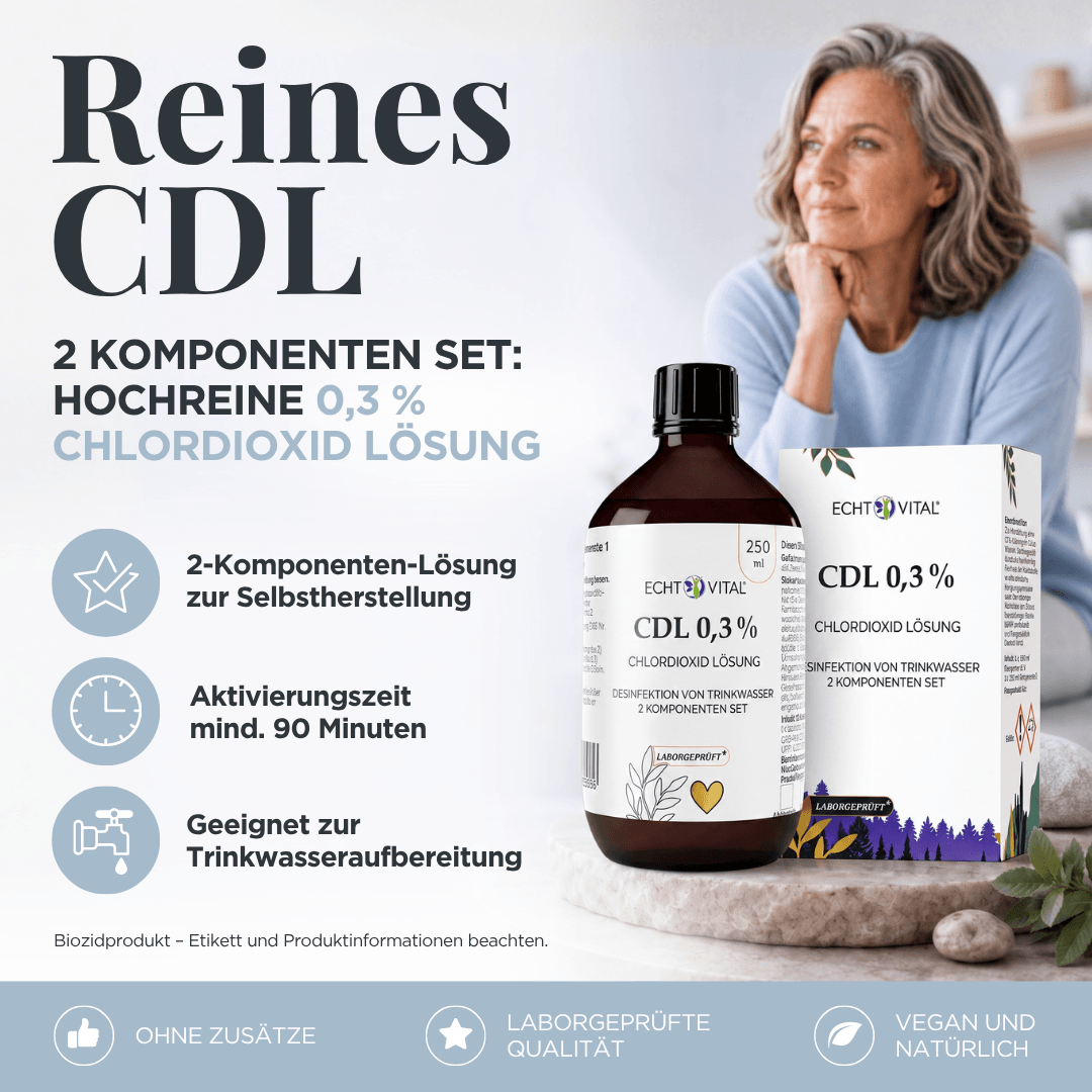 CDL/CDS Chlordioxid 0,3% 2-Komponenten-Lösung zur Selbstherstellung
