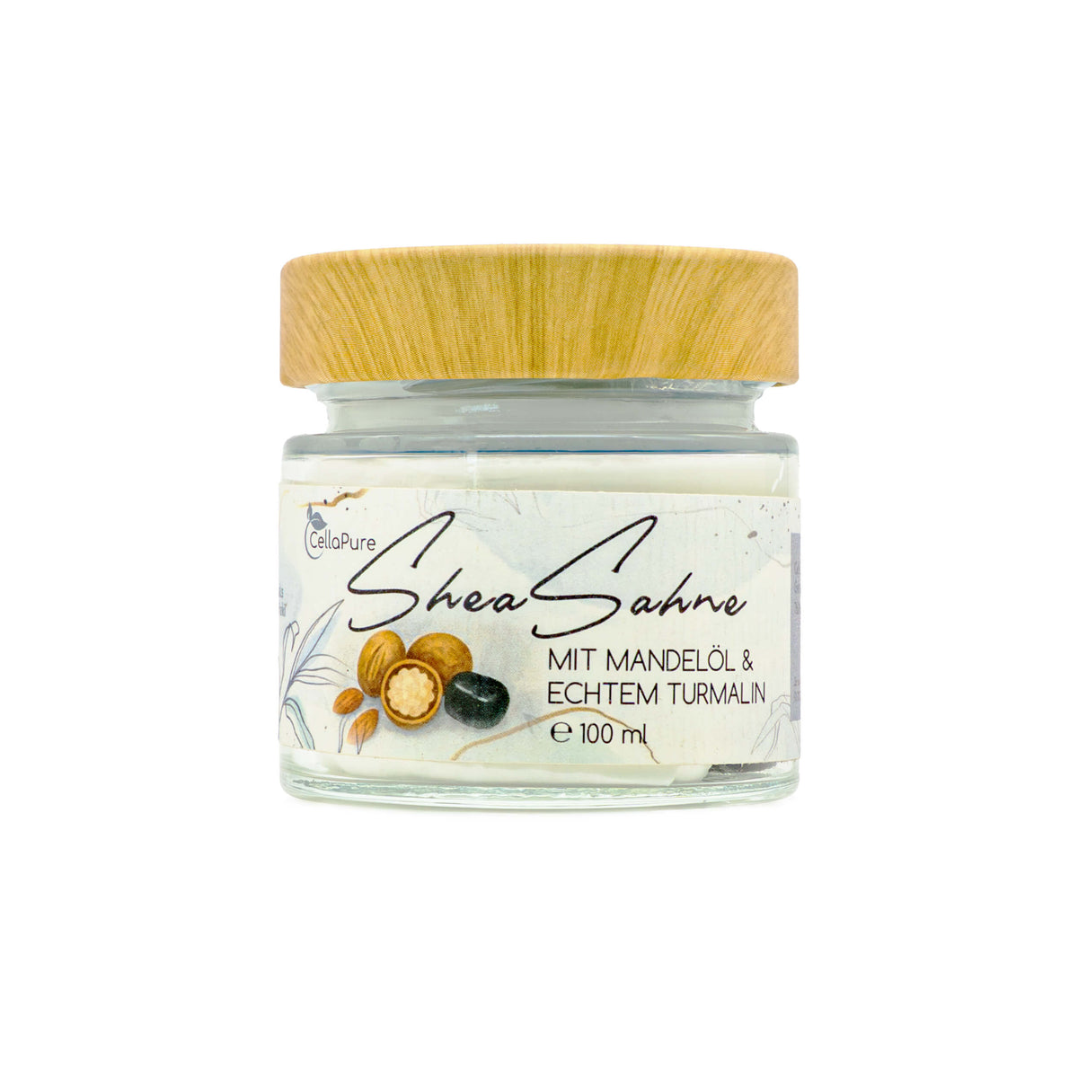 Shea Sahne mit Mandelöl und echtem Turmalin