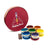 Chakra-Klangschalen-Set mit sieben farbigen Klangschalen