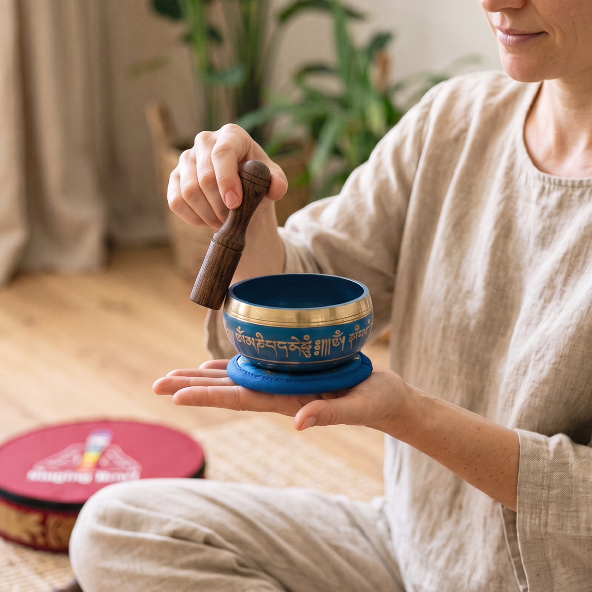 Chakra-Klangschalen-Set, weitere Ansicht