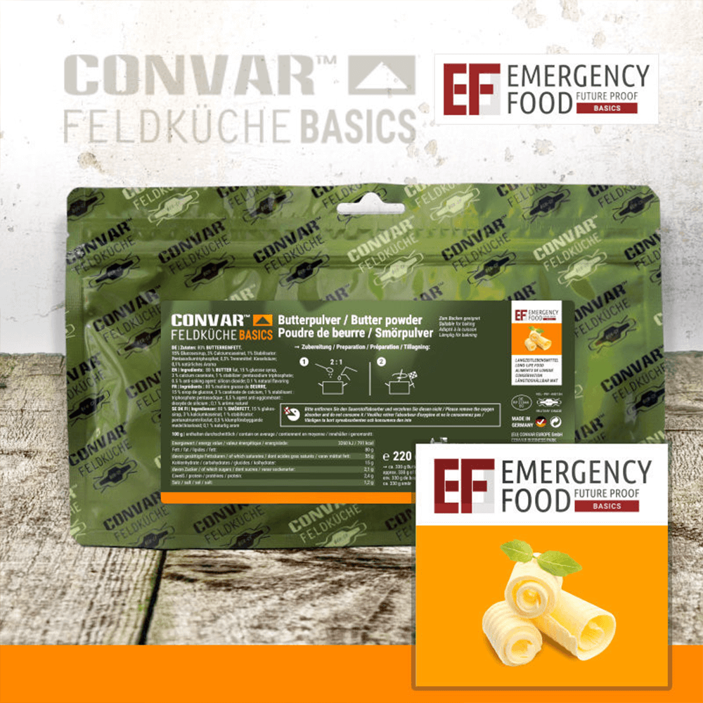CONVAR Feldküche Basics Butterpulver (220g)