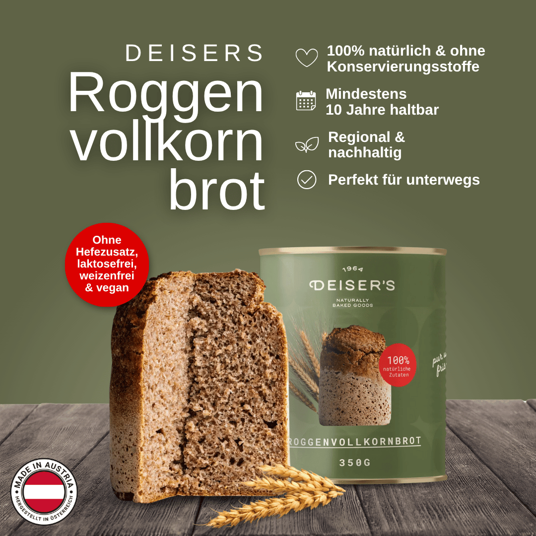 Deiser Dosenbrot Roggenvollkornbrot