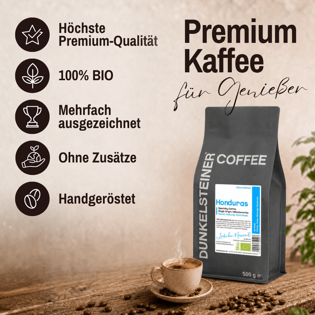 Bio Arabica Röstkaffee „Der Karibische“ aus Honduras