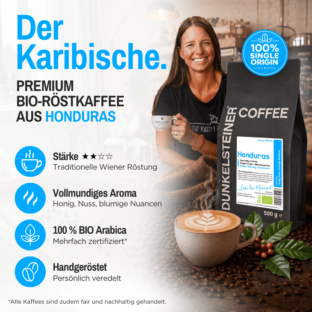 Bio Arabica Röstkaffee „Der Karibische“ aus Honduras