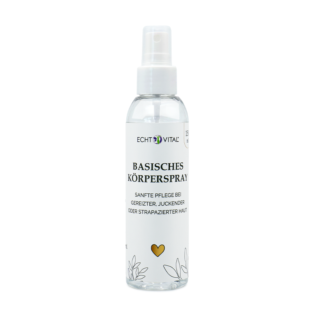 Basisches Körperspray mit Meersalz, Silicea und Natron